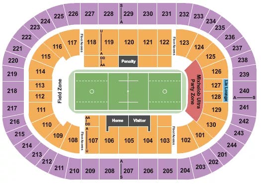  LACROSSE 1 Seating Map Seating Chart