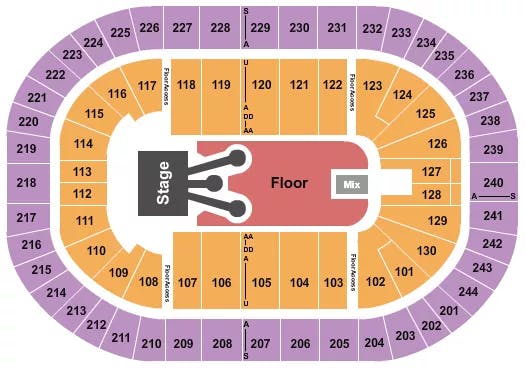  ROD WAVE Seating Map Seating Chart