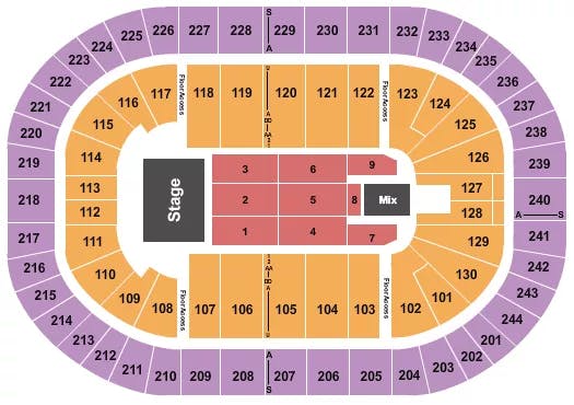  TSO Seating Map Seating Chart