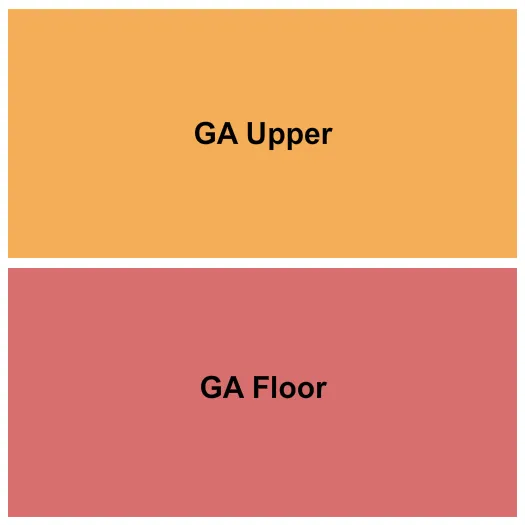  GA FLR GA UPPER Seating Map Seating Chart