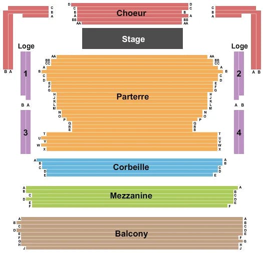  ENDSTAGE 2 Seating Map Seating Chart