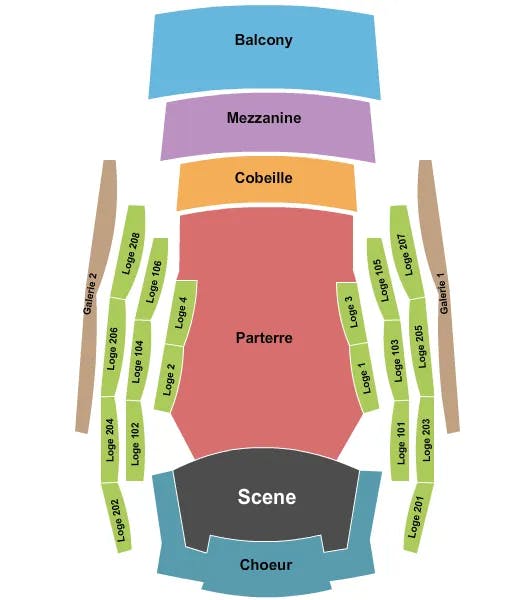  END STAGE Seating Map Seating Chart