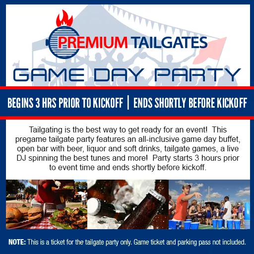PREMIUM TAILGATE TENT SEATTLE PREMIUM TAILGATE Seating Map Seating Chart