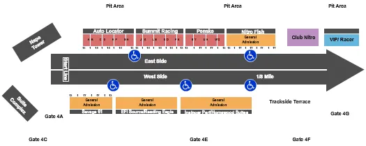  RACE Seating Map Seating Chart
