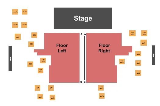  BRENT SMITH ZACH MYERS Seating Map Seating Chart