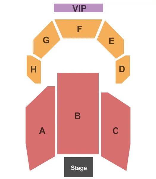  END STAGE Seating Map Seating Chart