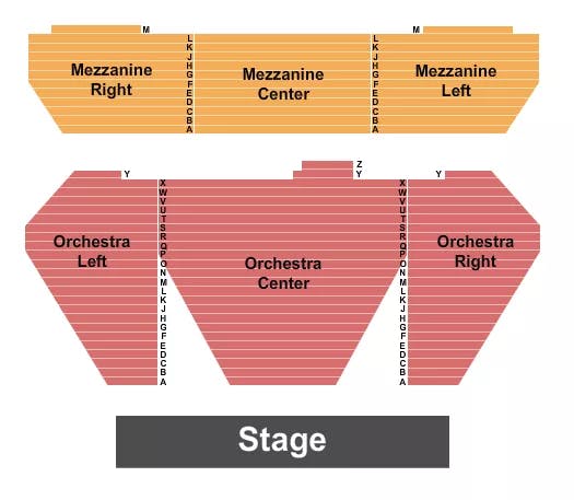MARQUIS THEATRE NY END STAGE Seating Map Seating Chart