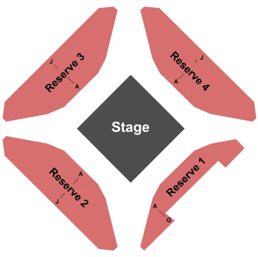  END STAGE Seating Map Seating Chart