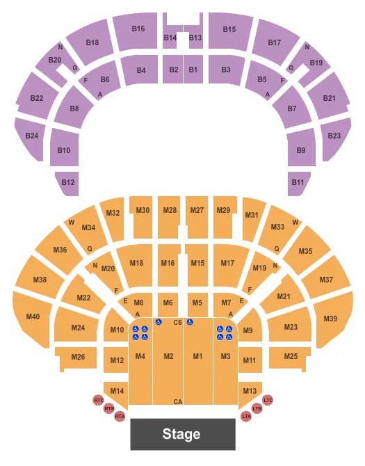  ENDSTAGE Seating Map Seating Chart