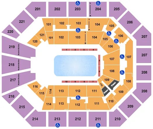  CIRQUE DU SOLEIL AXEL Seating Map Seating Chart