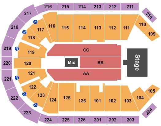  ALABAMA Seating Map Seating Chart