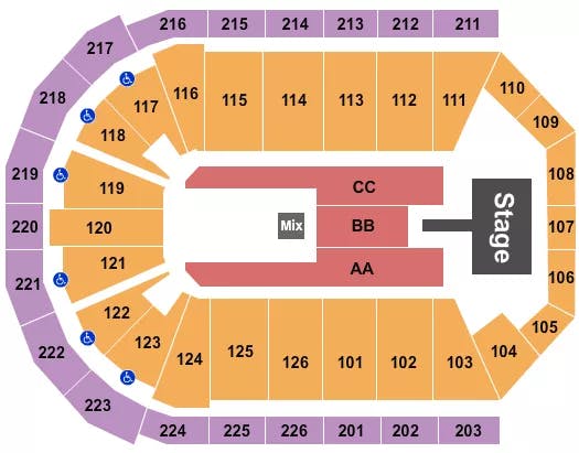  JHENE AIKO Seating Map Seating Chart