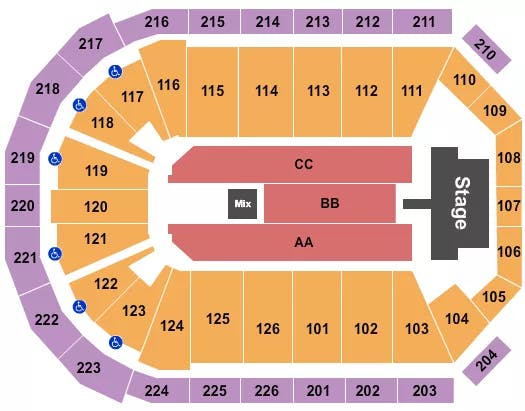  SANTA FE KLAN Seating Map Seating Chart