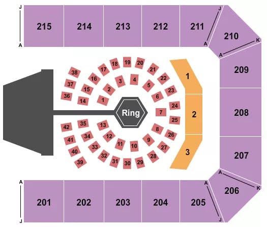  FIGHTING Seating Map Seating Chart