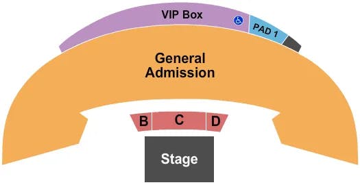  LIVE IN CONCERT Seating Map Seating Chart