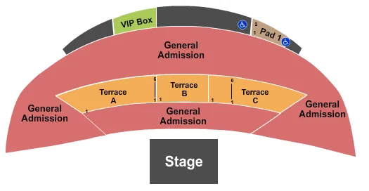  ORLEANS AND PURE PRAIRIE Seating Map Seating Chart