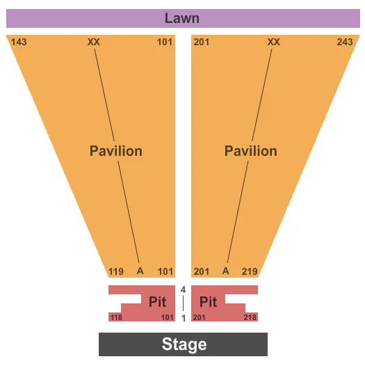  ENDSTAGE 2 Seating Map Seating Chart
