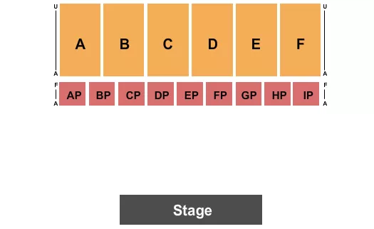  GRANDSTAND UPPER LOWER Seating Map Seating Chart