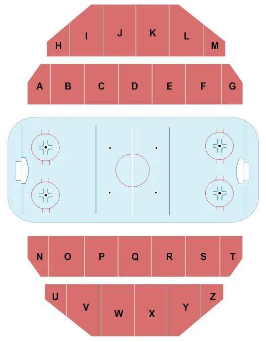  HOCKEY Seating Map Seating Chart