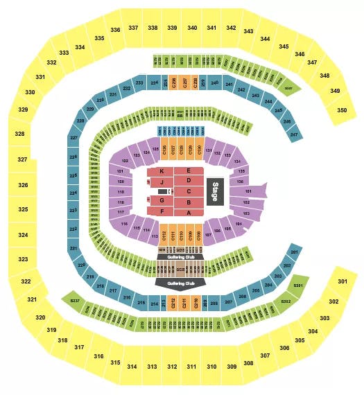 MERCEDES BENZ STADIUM ATLIVE Seating Map Seating Chart
