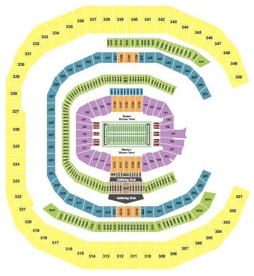 MERCEDES BENZ STADIUM FOOTBALL COLLEGE2 Seating Map Seating Chart
