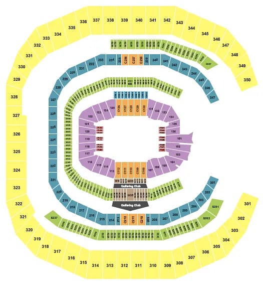 MERCEDES BENZ STADIUM OPEN FLOOR Seating Map Seating Chart