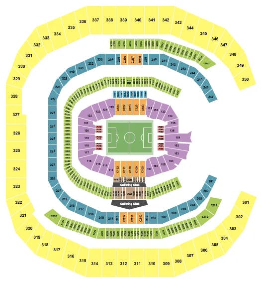 MERCEDES BENZ STADIUM SOCCER Seating Map Seating Chart