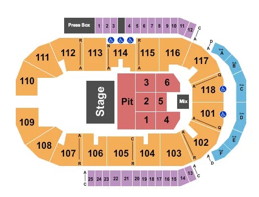  DALLAS SMITH Seating Map Seating Chart