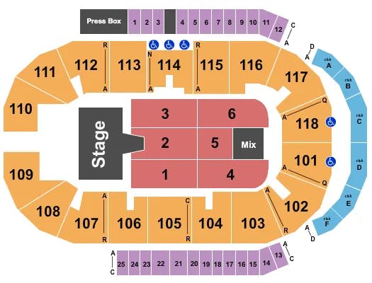 HEDLEY Seating Map Seating Chart