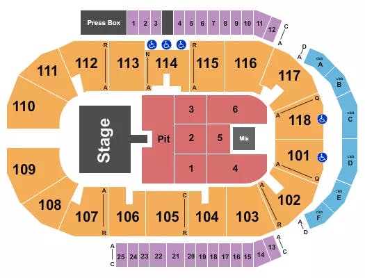  MOTHER MOTHER Seating Map Seating Chart