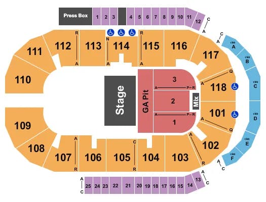  PAUL BRANDT Seating Map Seating Chart