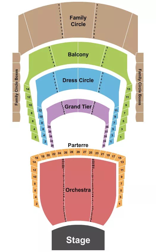  ENDSTAGE 2 Seating Map Seating Chart