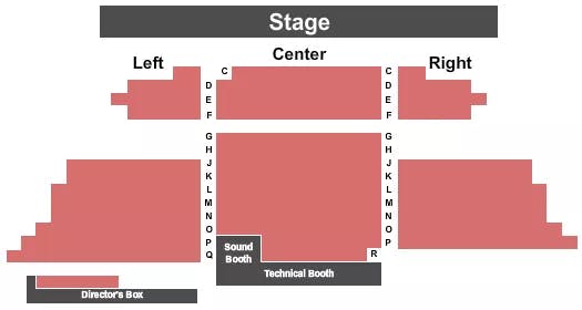 TRINKLE MAIN STAGE MILL MOUNTAIN THEATRE ENDSTAGE Seating Map Seating Chart