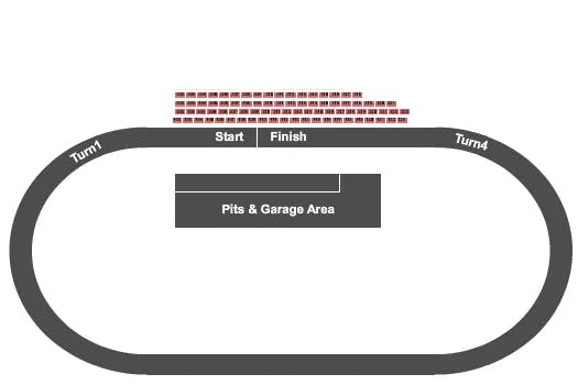  RACING GA Seating Map Seating Chart