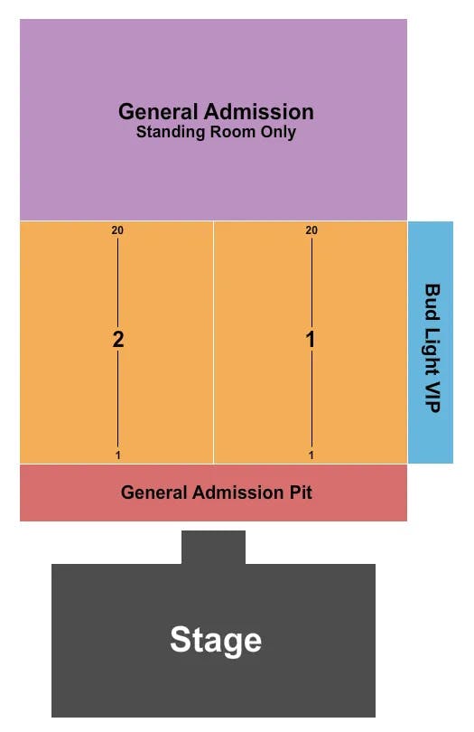  CRAWFISH FESTIVAL Seating Map Seating Chart