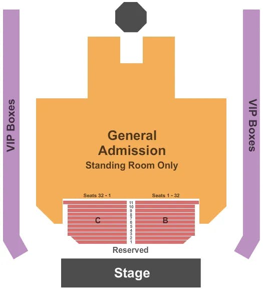  BLUES FESTIVAL Seating Map Seating Chart