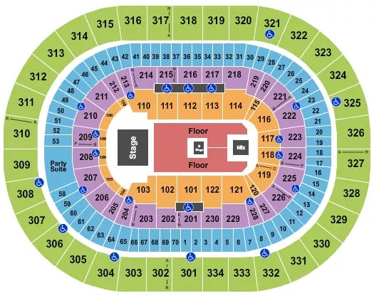  FLOOR B FLOOR CENTER Seating Map Seating Chart