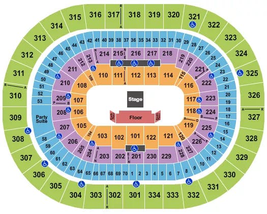  THEATER OF THE CLOUDS 4 Seating Map Seating Chart