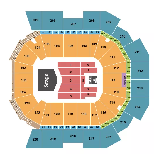  GRUPO FIRME Seating Map Seating Chart