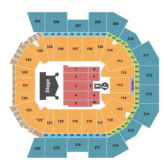  KISS Seating Map Seating Chart