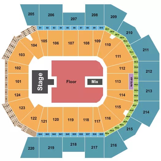  NF Seating Map Seating Chart