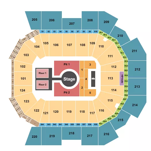  PESO PLUMA Seating Map Seating Chart