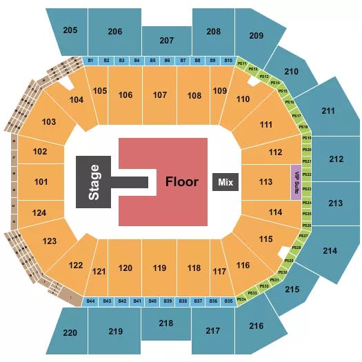  PLAYBOI CARTI Seating Map Seating Chart