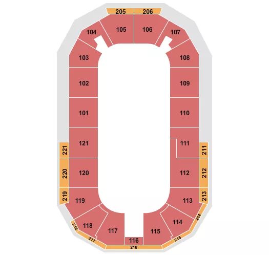  ENDUROCROSS Seating Map Seating Chart