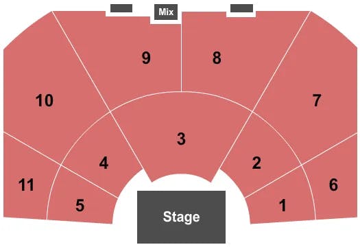  END STAGE Seating Map Seating Chart