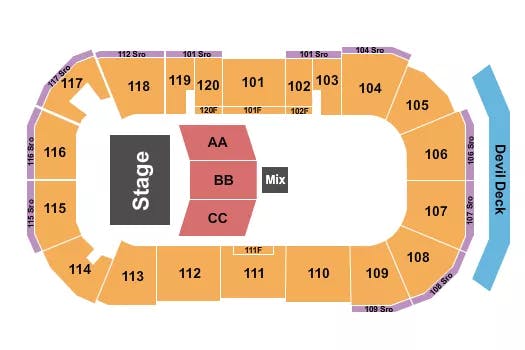  HALFHOUSE Seating Map Seating Chart