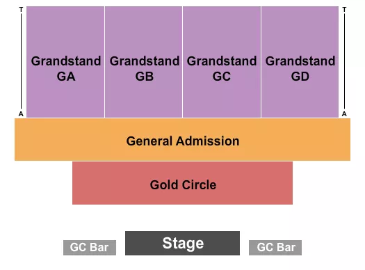  ENDSTAGE GC Seating Map Seating Chart