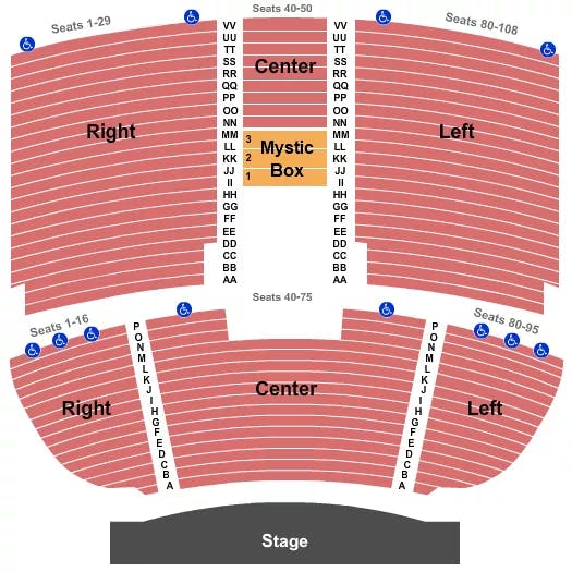  ENDSTAGE 2 Seating Map Seating Chart