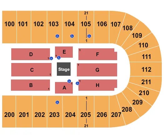  COMEDY GET DOWN Seating Map Seating Chart