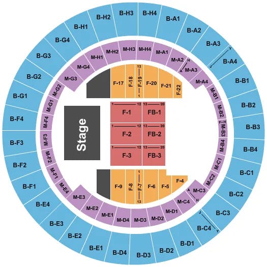  MIKE EPPS Seating Map Seating Chart